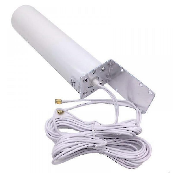 4G LTE Antenn SMA Extern Antenn 3G 4G Utomhusantenn 10-12DBi med Dubbel SMA-kontakt för 3G