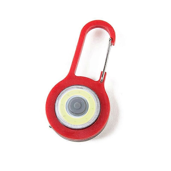 Røde Clip-on Hundelygter 2 Stykker Vedhæng Hundelampe 3 Lysindstillinger med USB Genopladelige Lysende Hundehalsbånd Vandtæt LED Nødlygte til H