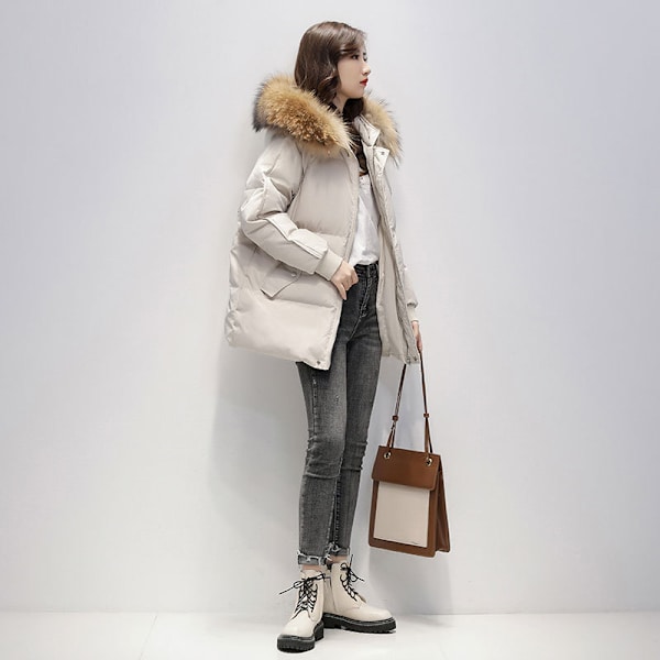Women's Winter Short Loose Padded Jacket Plus Size Down Coat