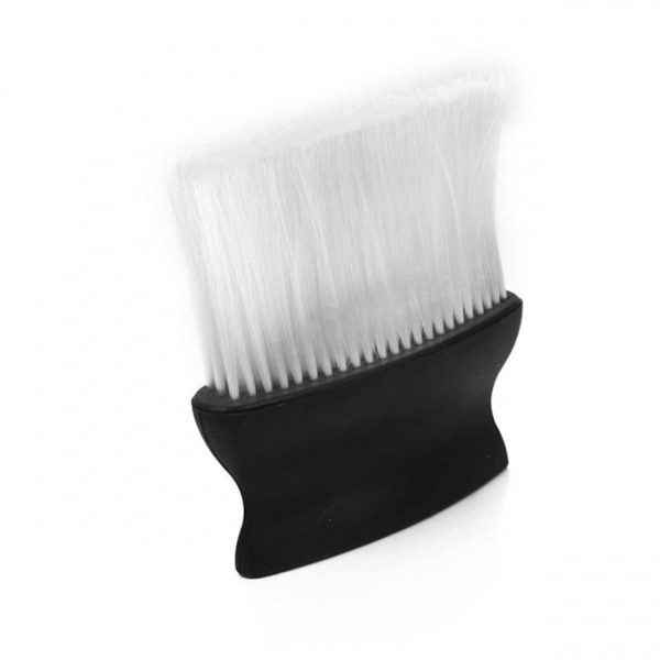 Frisørsalon Barber Halsstøvbørste, Sort/Hvid