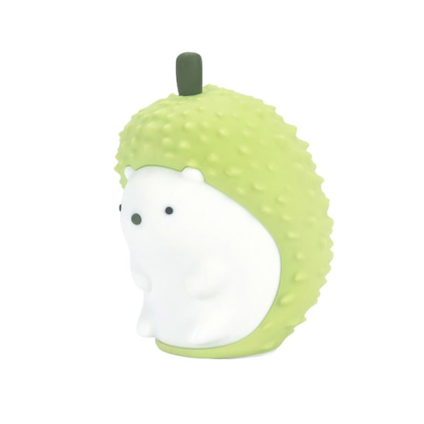 5V1A 3.5W Durian Silikone Lampe Blødt Natlys Farverigt Gradient Lys 30 Minutters Timer