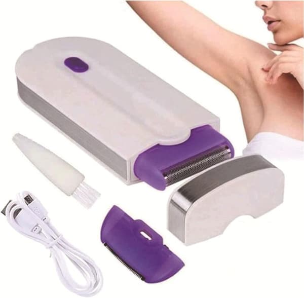 Kvinner Induksjon Oppladbar Epilator Laser Hårfjerningsapparat Defeatherer