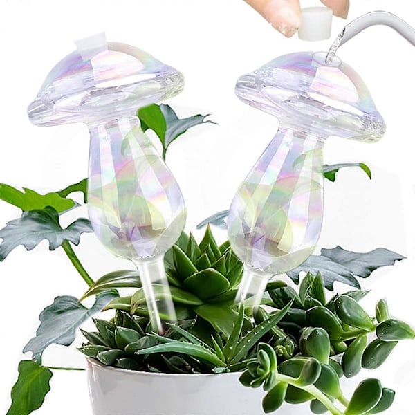 Sopp Vanningskuler, Glassvannere, Automatisk Plantevanner, Sopp Plante Mater for Gaver (4, Sopp)
