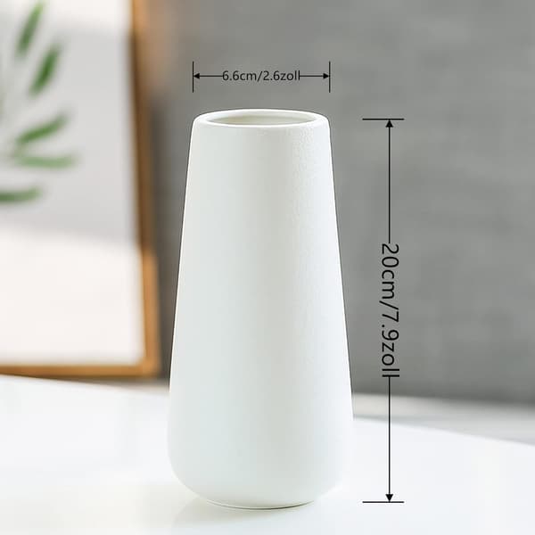 Keramisk vase til pampasgræs, ideel til opbevaring af tørrede blomster og dekorationer