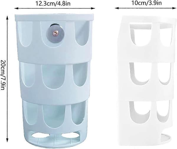 2 stk. Græsfoder, Høfoder, Kaninhøfoder, Foderdispensere Plastikskål Hængbar Spiselig Porøs, til Marsvin, Chinchilla, Kaniner, Blå