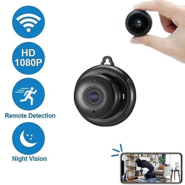 WIFI-kamera Mini trådlös HD 1080P Smart hemsäkerhetskamera