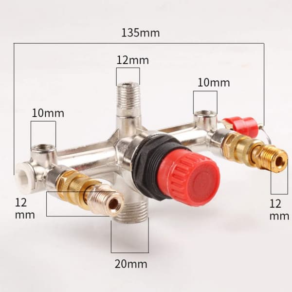 Luftkompressor Tryckströmbrytare Kontroll För Ventil 90-120psi Tryckregulator-scntcv