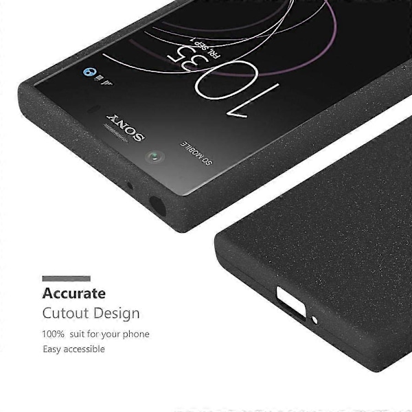 (FROST BLACK) Sony Xperia XZ1 COMPACT -suojakotelo TPU