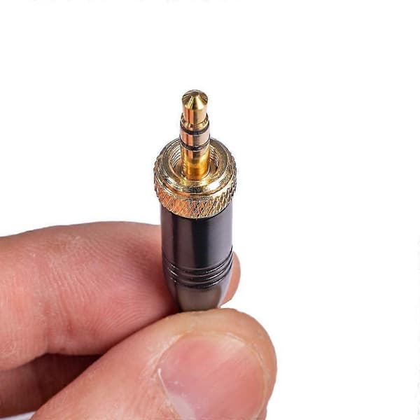 Mini XLR hann til 3,5 mm lydpluggkabel, 3-pinners Mini XLR til 1/8\" TRS pluggkabel