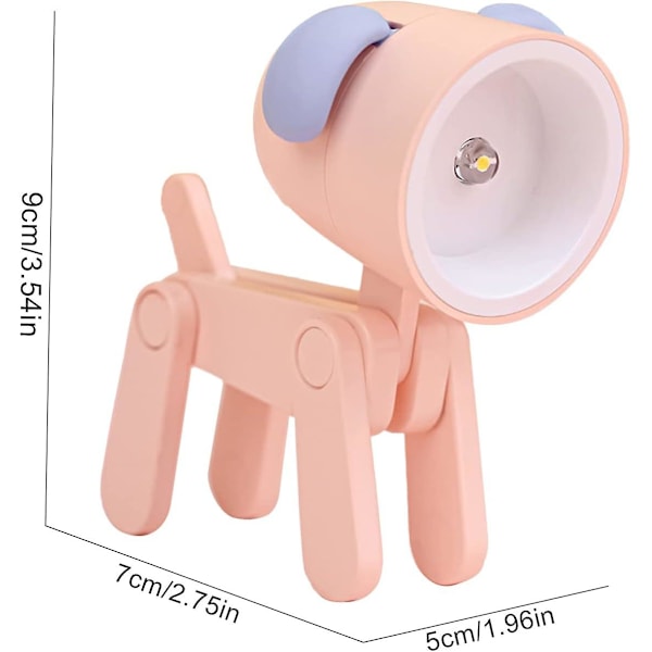 Mini Djurformad LED Nattlampa - Portabel Sänglampa med USB-laddning för Barnrum
