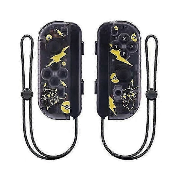 (Pikachu) Joycon Trådlös Handkontroll För Nintendo Switch, Stödjer Väckningsfunktion, Vänster Höger Fjärrkontroller Med Handledsrem Pikachu