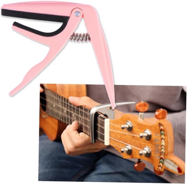 Kompatibel med zinklegering bas ukulele bas shaker bas eleguitar guitar kapo ukulele tuner
