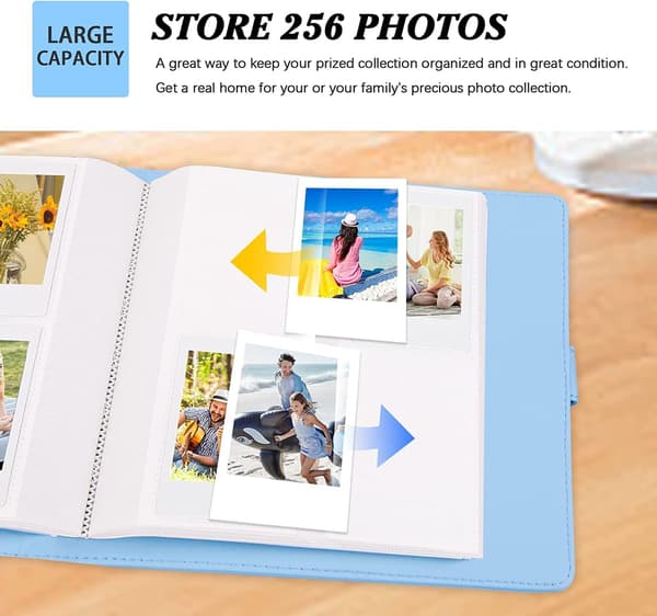 Fujifilm Instax Mini 12 Instantkamera Etui med 256 Lommer til Billeder