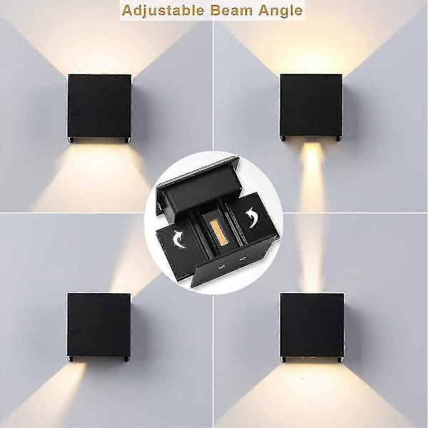 2*6w LED utomhuslampor -