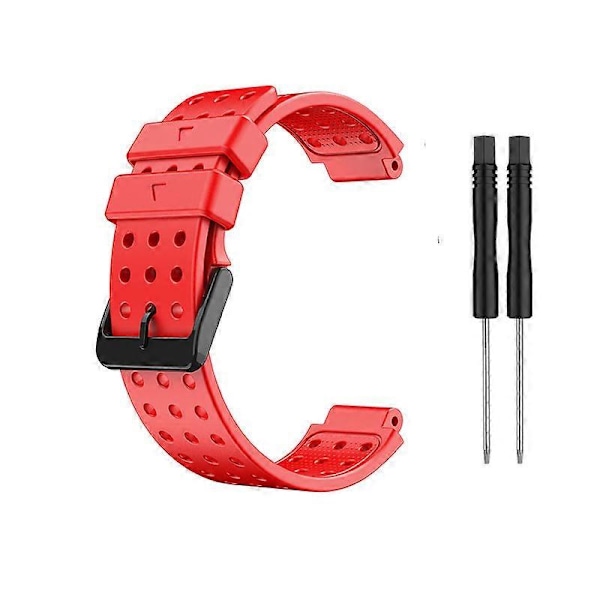 (röd) Armband för Garmin Approach S20 Monokromt Armbandsur för Garmin Approach S20 Silikon Ersättning Mode Armband för Garmin red
