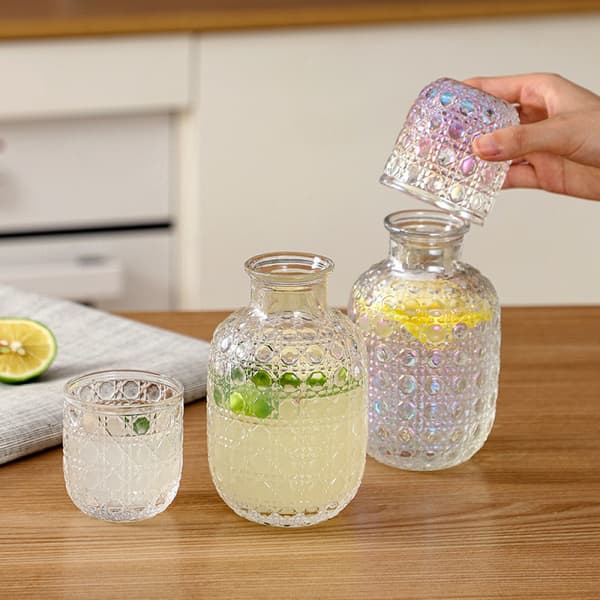 Glaskanna 440ml karaff Varmt/kallt vatten Is-te Dryckeskaraff