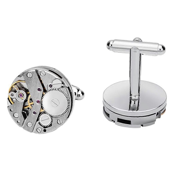Ylelliset Steampunk Vintage Kellokoneisto Muotoiset Kalvosinnapit Lahja Miehille