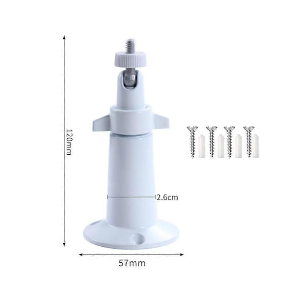 3 st Stöd Arlo en Mtal+ ABS Väggfäste för Säkerhetskameror 360° Justerbar Väggmontering för Arlo Kamera Väggfäste Övervakningskamera för Arlo
