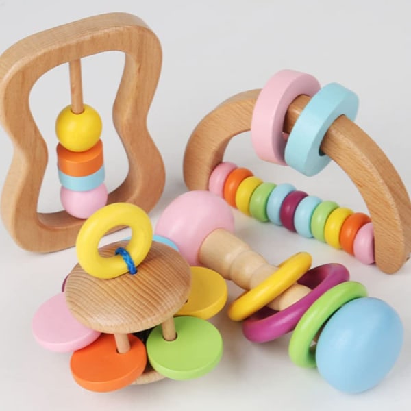 Trä pedagogiska leksaker rekvisita Ingen skada och miljö