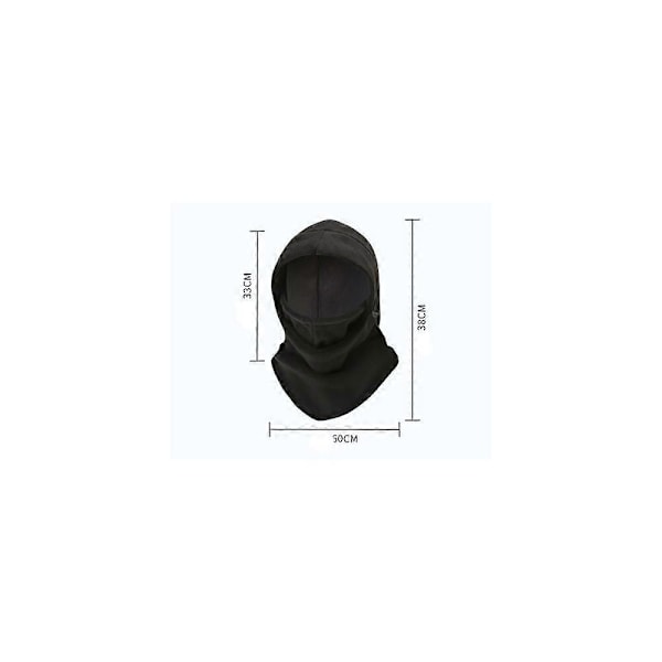 2 st Vinter Utomhus Cykelmask Tjock, Isolerande, Vadderad, Vadderad, Ansiktsskydd, Hals, Balaklava Hjälm D