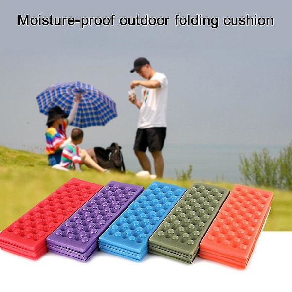 Outdoor Supplies Xpe Skum Fyrfaldig Vikbar Skumplatta Stänksäker Vattenisolering Bärbar Fuktsäker Picknickplatta Fisarplatta