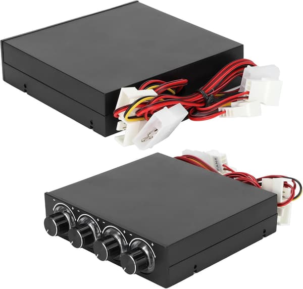 Køleventilatorcontroller Humaniseret støjreduktion Multifunktionel PWM-hastighedscontroller 5V-12V
