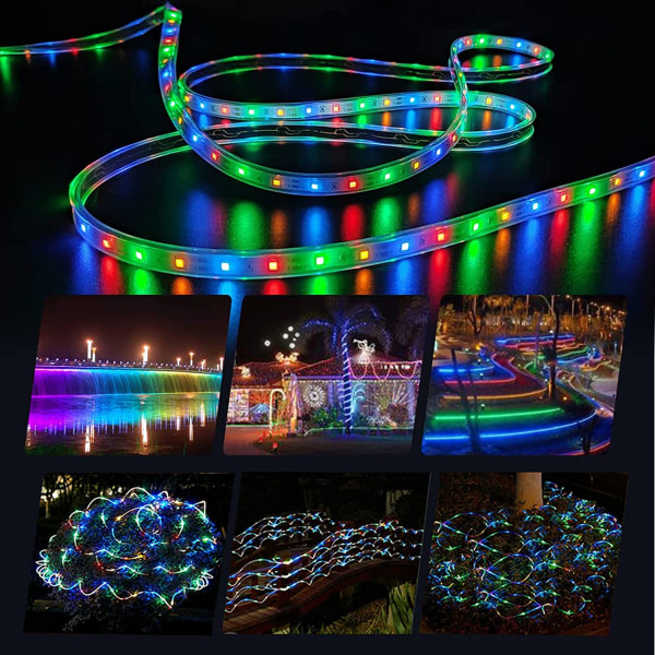 Solar LED Strip Lights Outdoor, 10m/32.8ft 560 LED