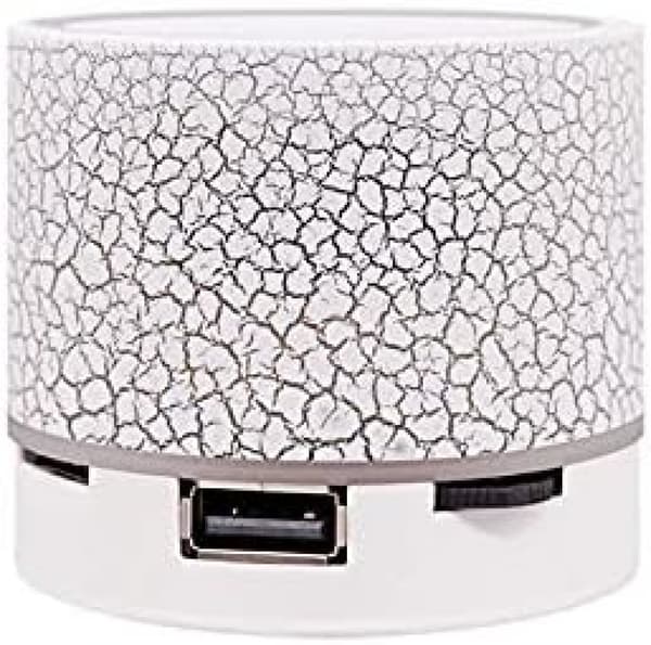 Lyd Mini Høyttaler Kort Liten Stål Subwoofer Trådløs Led Belysning Mini Bluetooth