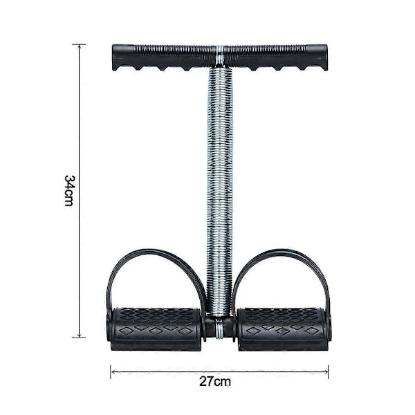 Elastisk Sit Up Dragrep Fjäderspänning Fotpedal Magtränare Multifunktionell Sit up Utrustning