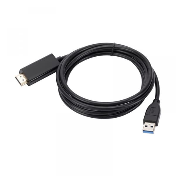 1.8m USB til HDMI Adapter Kabel Ledning USB 2.0 Type A Han til HDMI Han Konverter Ny
