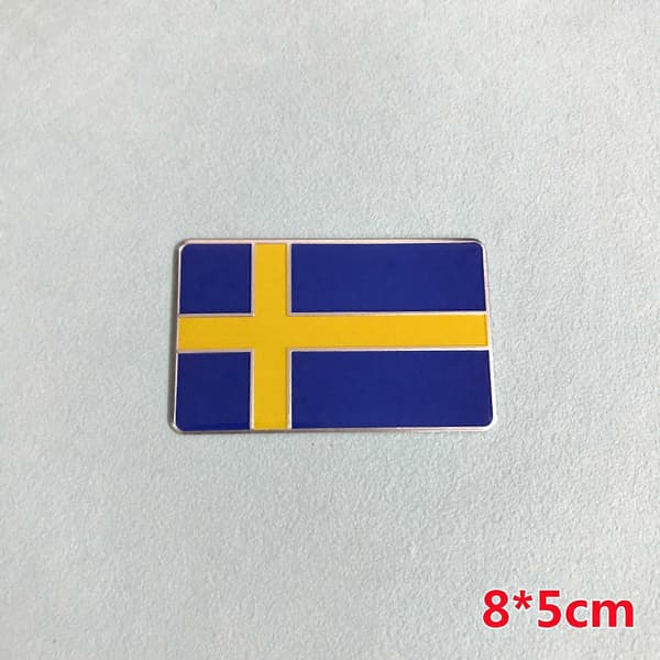 To Volvo logoer Grill gitter hver