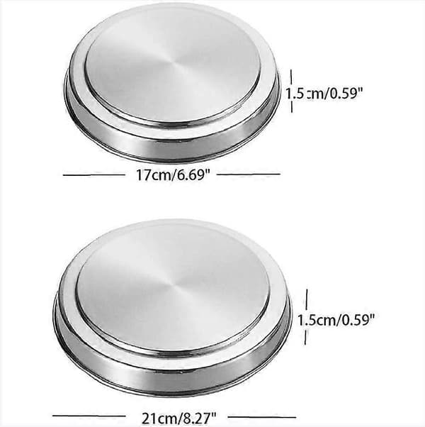 Förpackning Rostfria Spisskydd, Spisskydd, Köksredskap, Bestick, Kökstillbehör 17/21cm