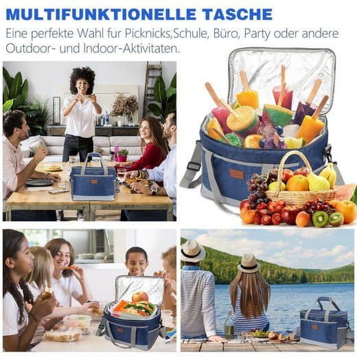 Køletaske, køletaske med køleelementer, picnictaske, madpakke
