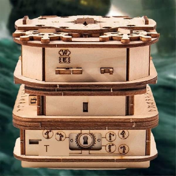 Davy Jones' Locker, Puslespillboks, Gaveeske, Trepuslespill, Trejigsaw