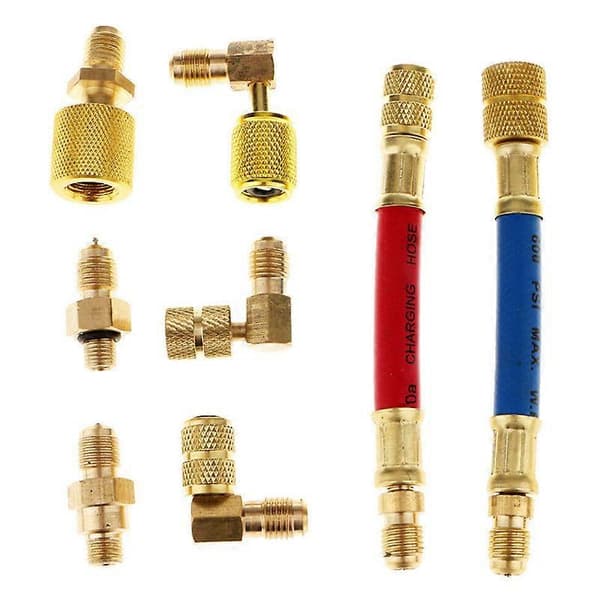 Aircondition Køling Konverter Adapter Bil AC Connector Slange CT-138 Sæt Kit