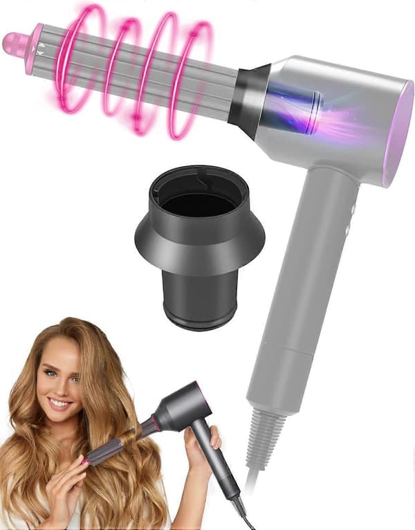 Kompatibel med Dyson 2 i 1 Multifunktionella Hårtork Tillbehör, Supersonic - Cylinder Ingår Ej