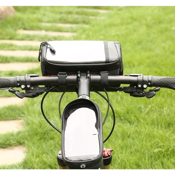 Cykelstyrväska Cykelkorgväska med Touch Screen Coole