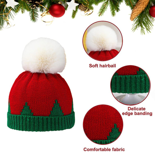 Christmas Baby Hat Warm Hat Stickt