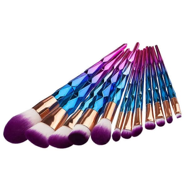 1 stk. seks-sidet makeupbørste 18 cm makeupværktøj foundationbørste skønhedsartikler