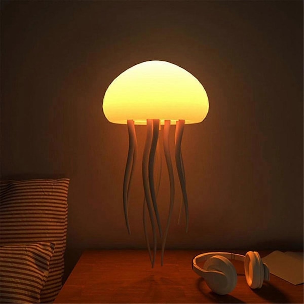 Manetlampa, Röststyrd Manetlampa med Dansande Ben, RGB Gradient Manetbordslampa, Uppladdningsbar Lampa