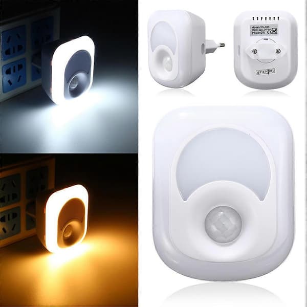 LED bevægelsessensor lys bevægelsessensor natlampe LED pære LED natlampe bevægelsessensor lys