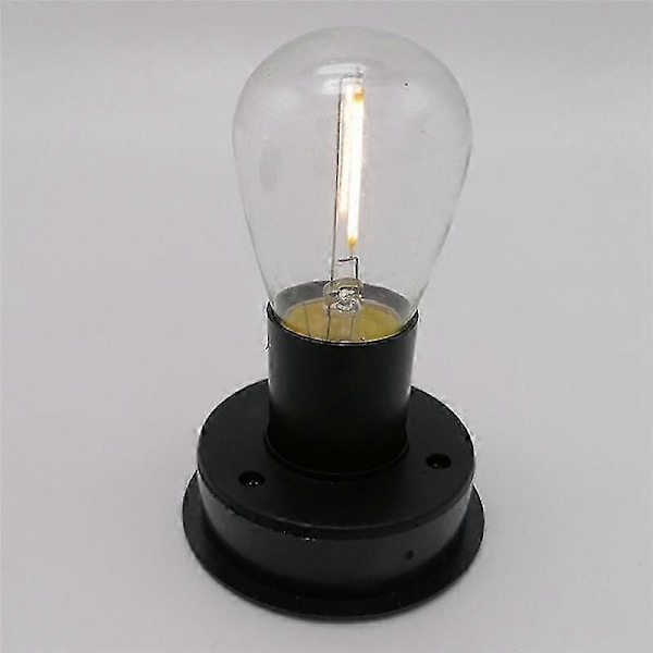 1kpl Aurinko LED Volframilanka Hehkulamppu 2800K Automaattiset Valoanturit Aita Yövalot Puutarhavalaisimelle (8,5cm)