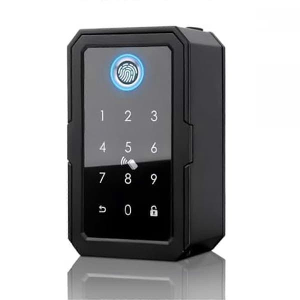 Smartkey Låseboks, Trådløs Smartlåseboks til Hjemmenøgler, Elektronisk Nøgleboks App Digital Kode Bluetooth