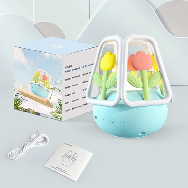 Tulip Nattlys LED Tulipandekorasjon Simuleringsblomst Soverom Bordlampe Atmosfære Dekorativ Lampe
