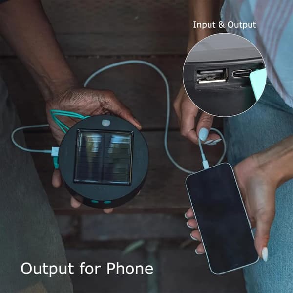 MPOWERD Luci Sun Slingor + Telefonladdare: Solar/USB, 5,5m, 100 Lumen SZRH A-C