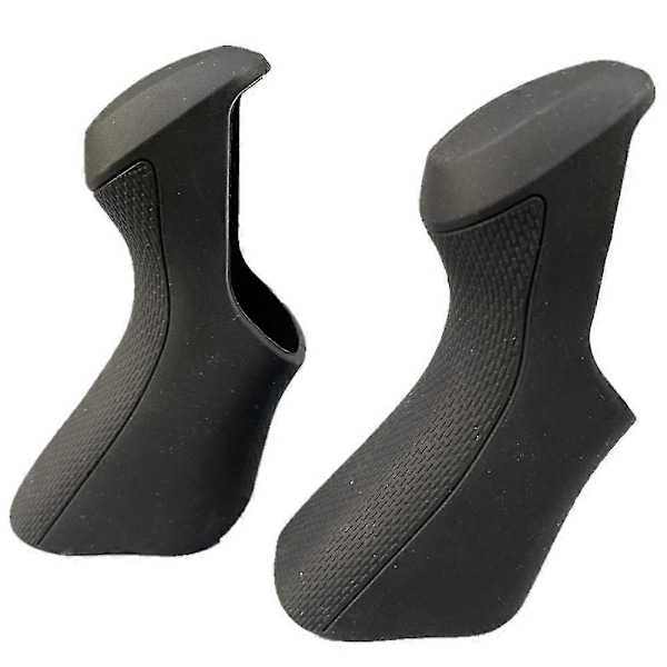 Shimano Ultegra Di2 ST 6870 Jarru-vaihdevivun suojukset, Premium silikoniset vaihtohuput (Musta)