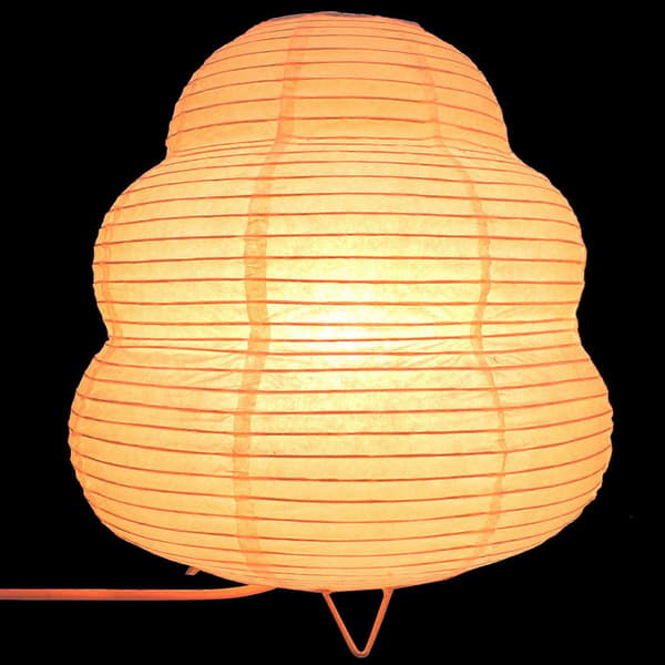 Papirlanterne Lampe Japansk Ris Papirlampe E14 Sokkel Gulv Nattlys US Plugg