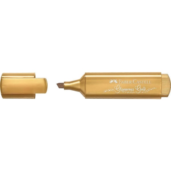 10-pack Metalliska Guld Överstrykningspennor - Textliner 46 Professionella Markörer