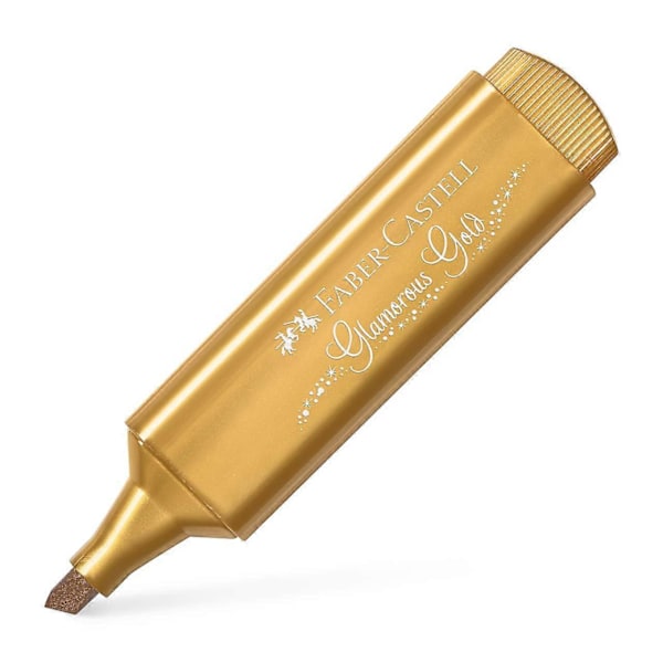 10-pack Metalliska Guld Överstrykningspennor - Textliner 46 Professionella Markörer