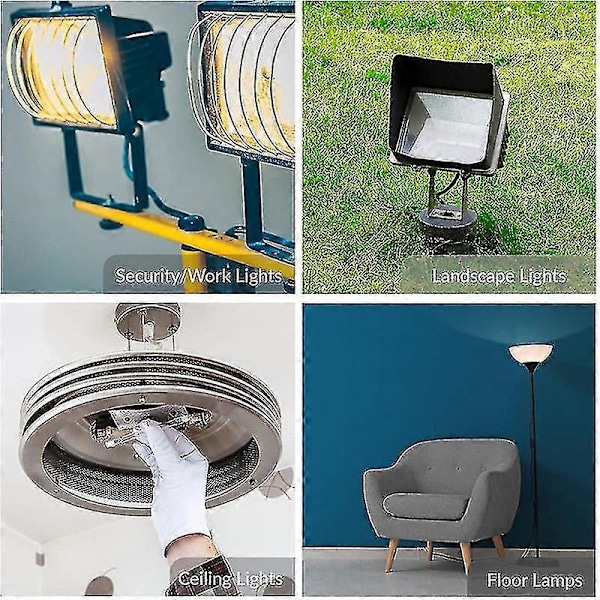 5 stk. Dæmpbar R7s 118mm 300w Halogen Pære Ac 220-240v 3100lm Lineær halogen projektør til landskabsbelysning, sikkerhed, gadelampe